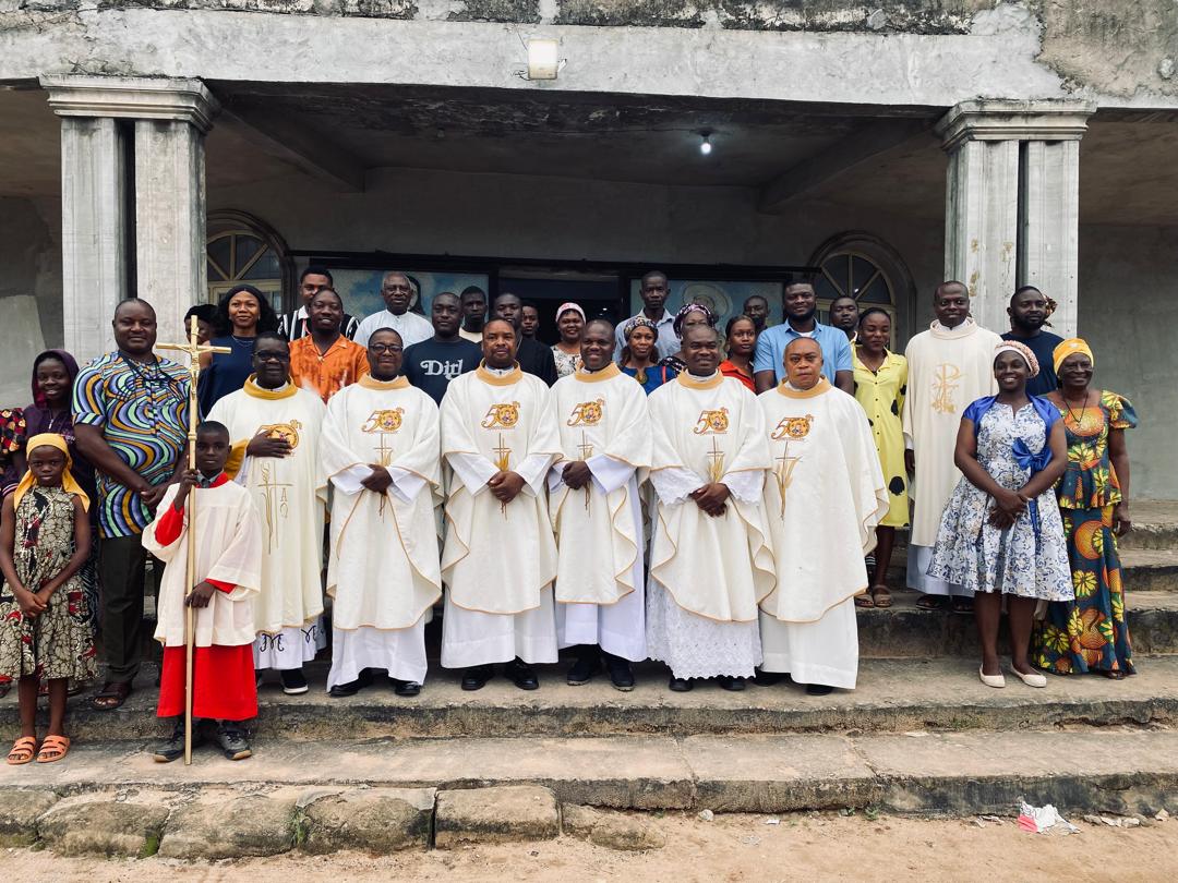 21st Anniversary of Priestly Ordination by 2004 Set of Issele-Uku Diocese 